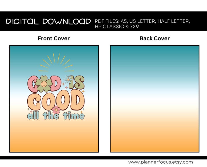 Printable Faith Planner Cover Printable Religious Planner Covers Happy ...
