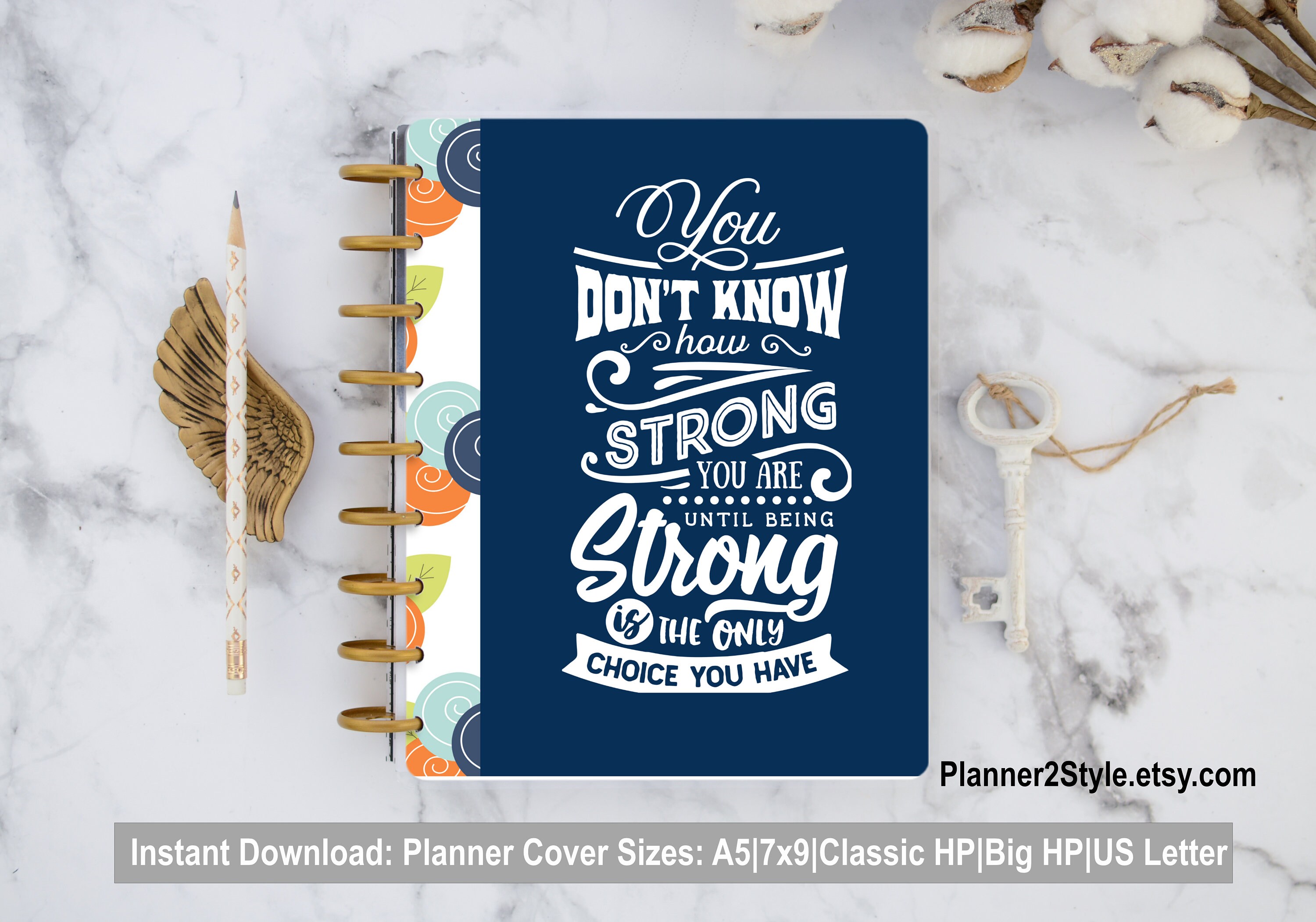 Inspirational Quote Printable Happy Planner Cover Erin Etsy