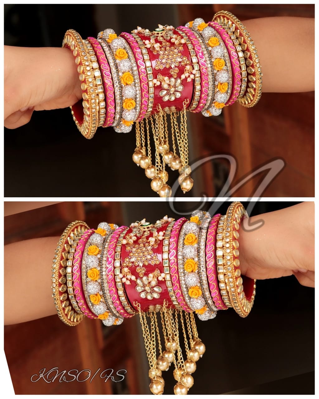 Shop Silver Bangles With Latkan for Women Online from India's Luxury  Designers 2024