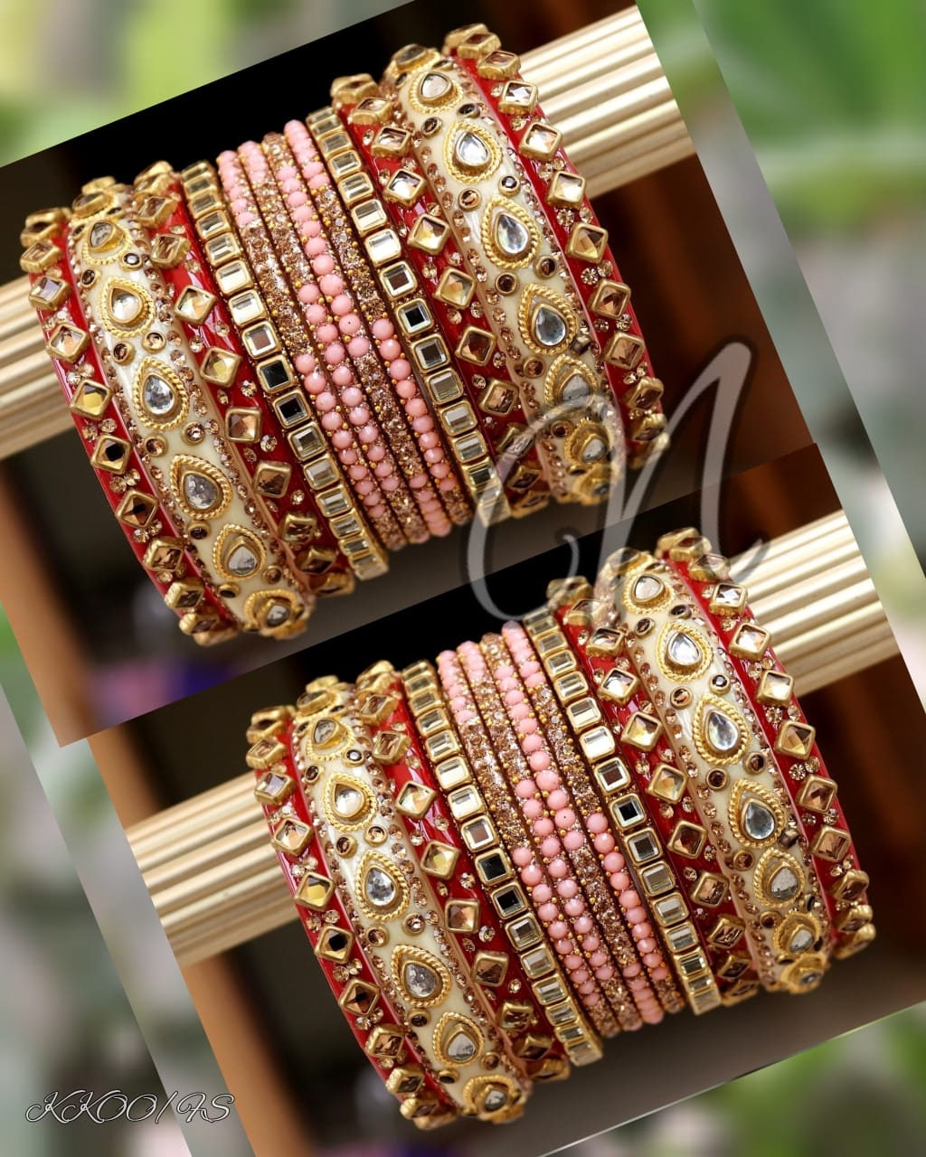 Buy Traditional Hand Work Indian Ethnic Bangle Set, Designer Fancy