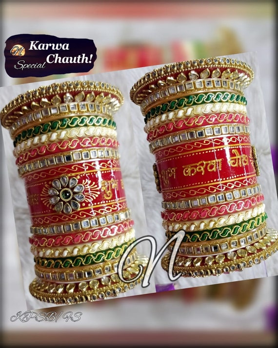 Green chura shop bangles
