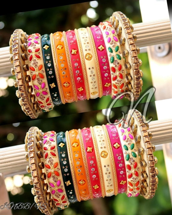 Multi Color Gemstone Bangle Bracelet #107107 - Seattle Bellevue | Joseph  Jewelry
