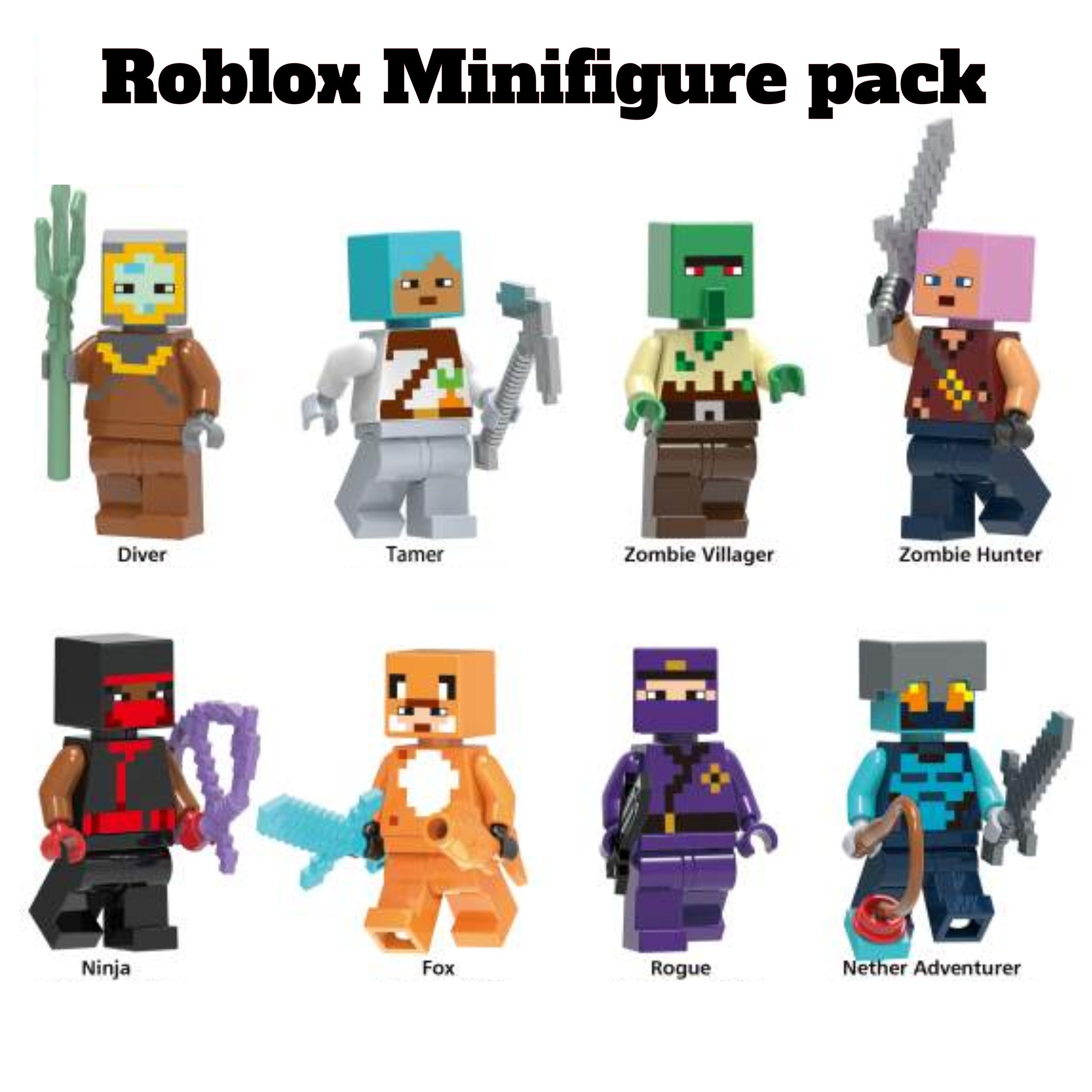 Roblox Corporation Action & Toy Figures Lego minifigure, t shirt