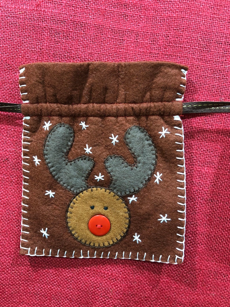 Hand Made Felt Gift Bag Etsy
