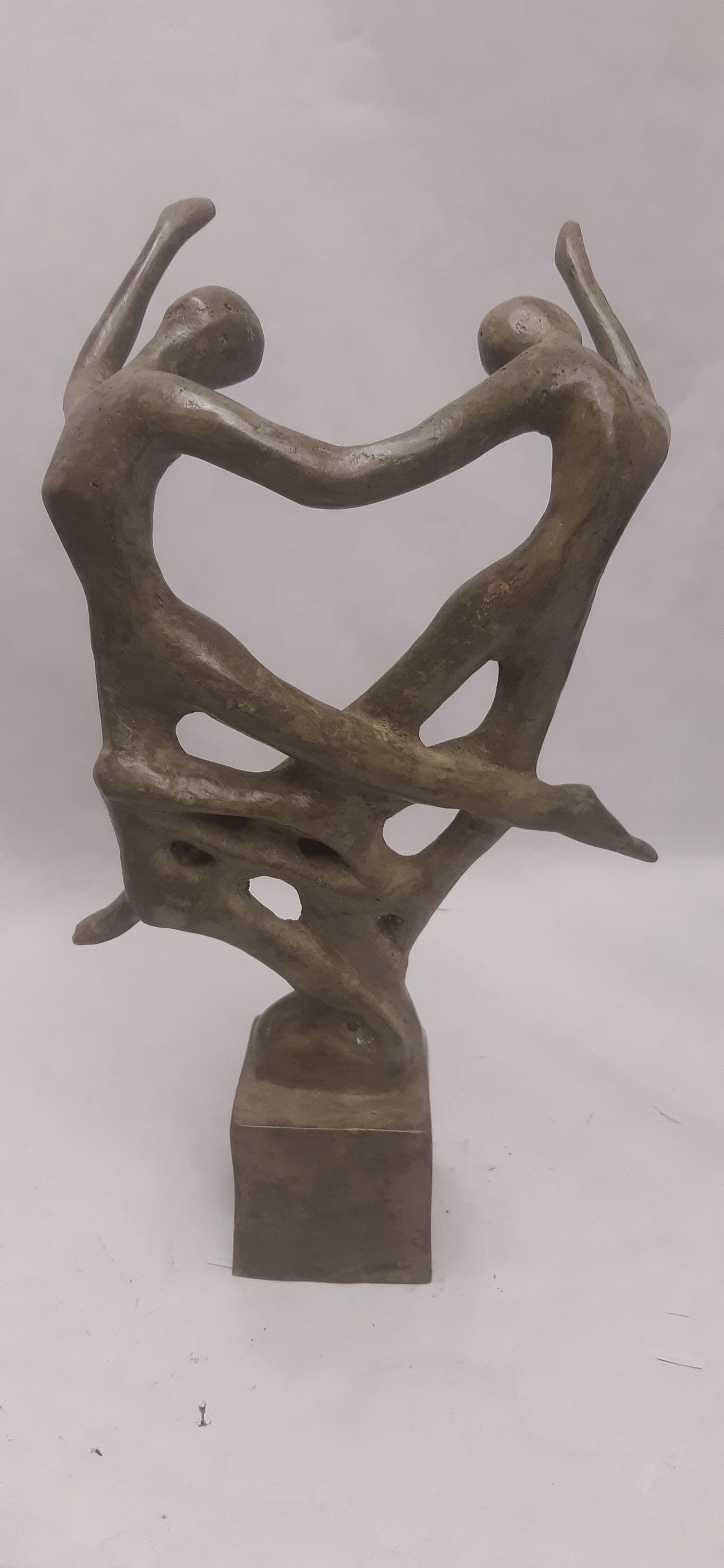 Bronze Sculpture love and Happiness Etsy