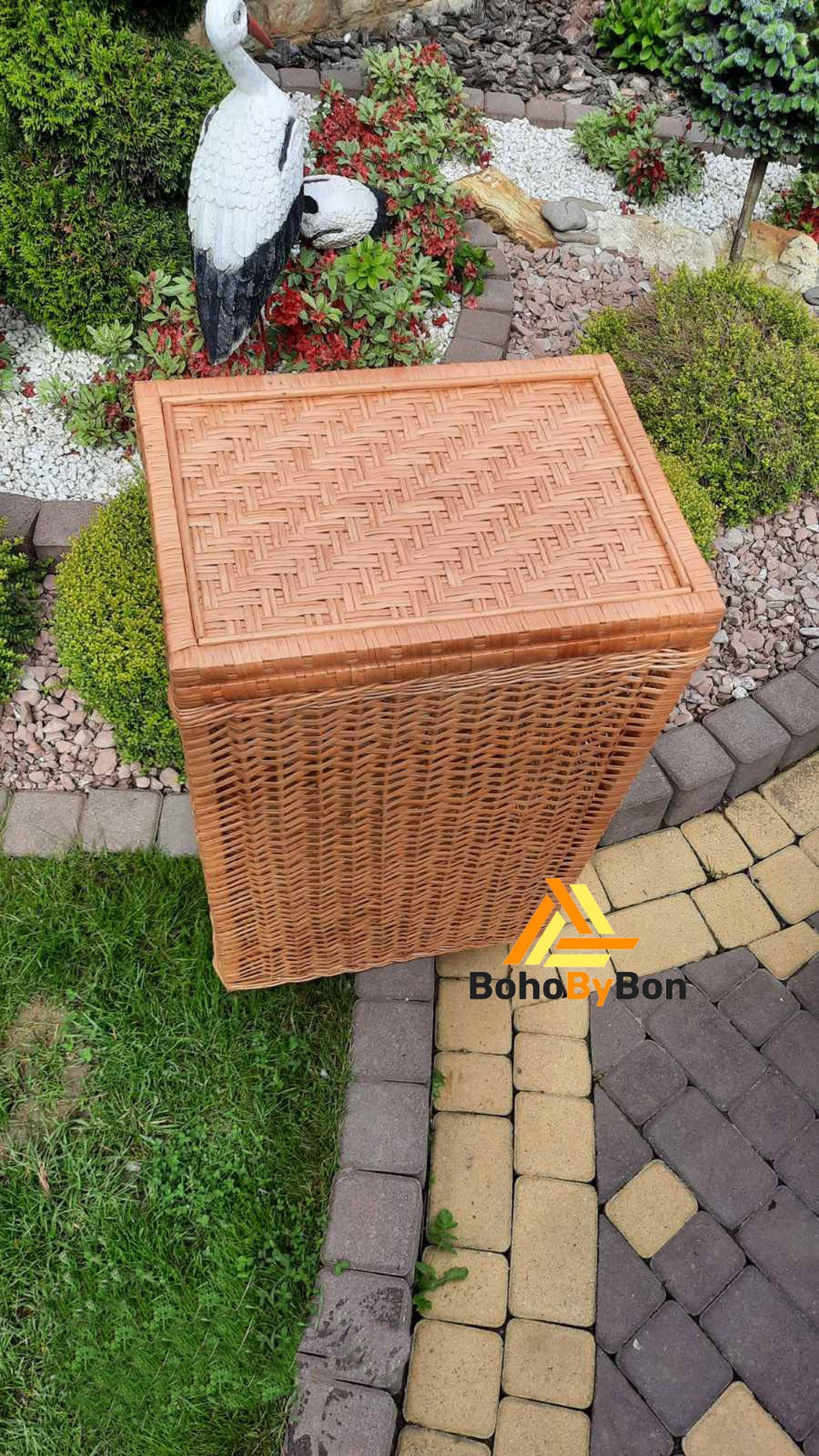 Rattan Laundry Basket Wicker Laundry Basket With Lid Laundry Etsy