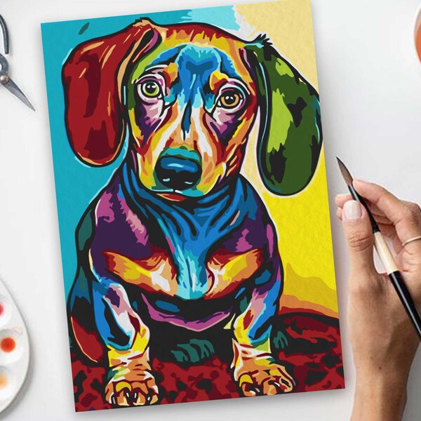 Pop Art Paint by Number Kit Etsy