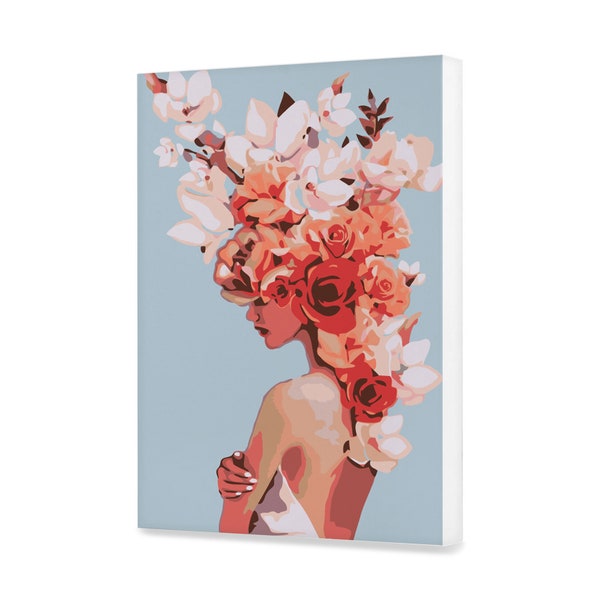 Paint by Number Flower Head Etsy UK