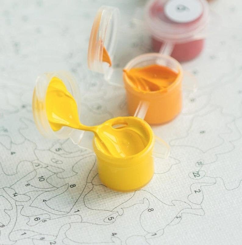 Venice Paint by Your Own DIY Kit Big City Oil Wall Art Decoration Boats Paint by Numbers for