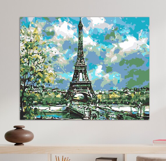 Kits & How To Craft Supplies & Tools France DIY Painting Kit Paris