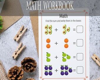 Math Printable Busy Book, Montessori Toddler Worksheets For Kids, Multiplication Resources, Homeschool Classroom Counting Activity, Numbers