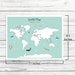 Continents, Oceans Printable Puzzle, World Geography, Map Activity ...