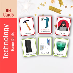 Technology Game Cards: Montessori Matching Game (PDF)