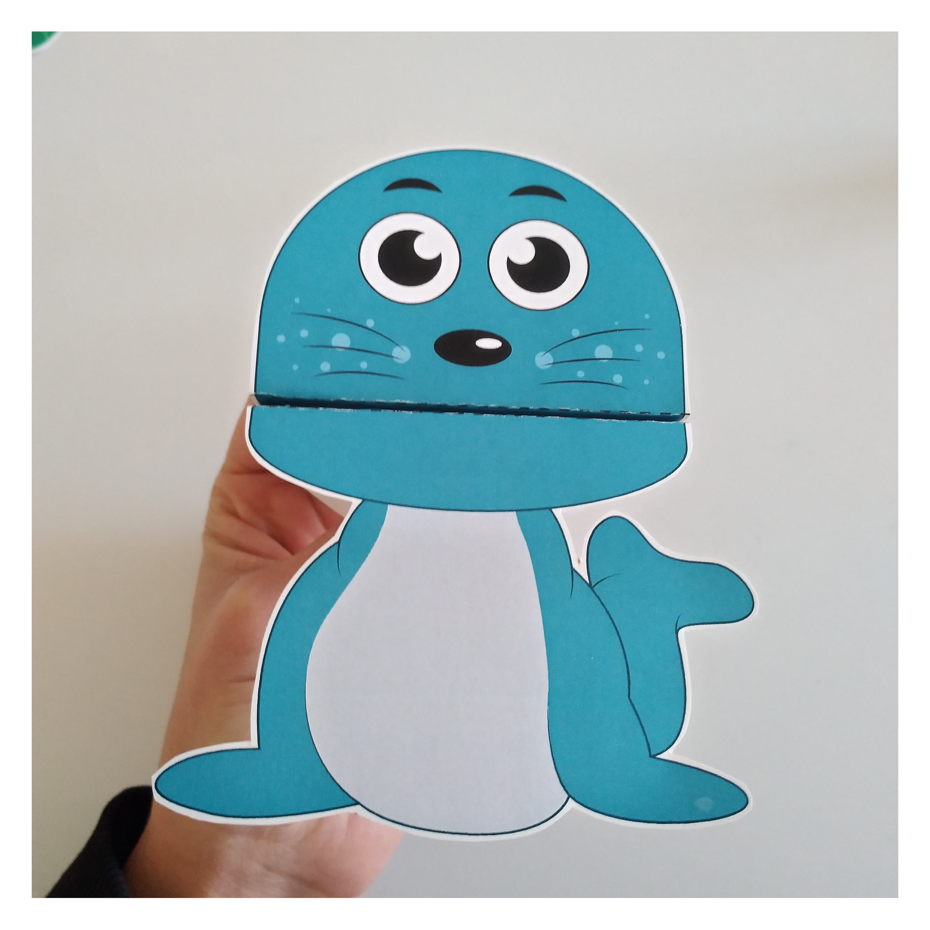Sea Animal Paper Printable Hand Puppets Instant Download - Etsy