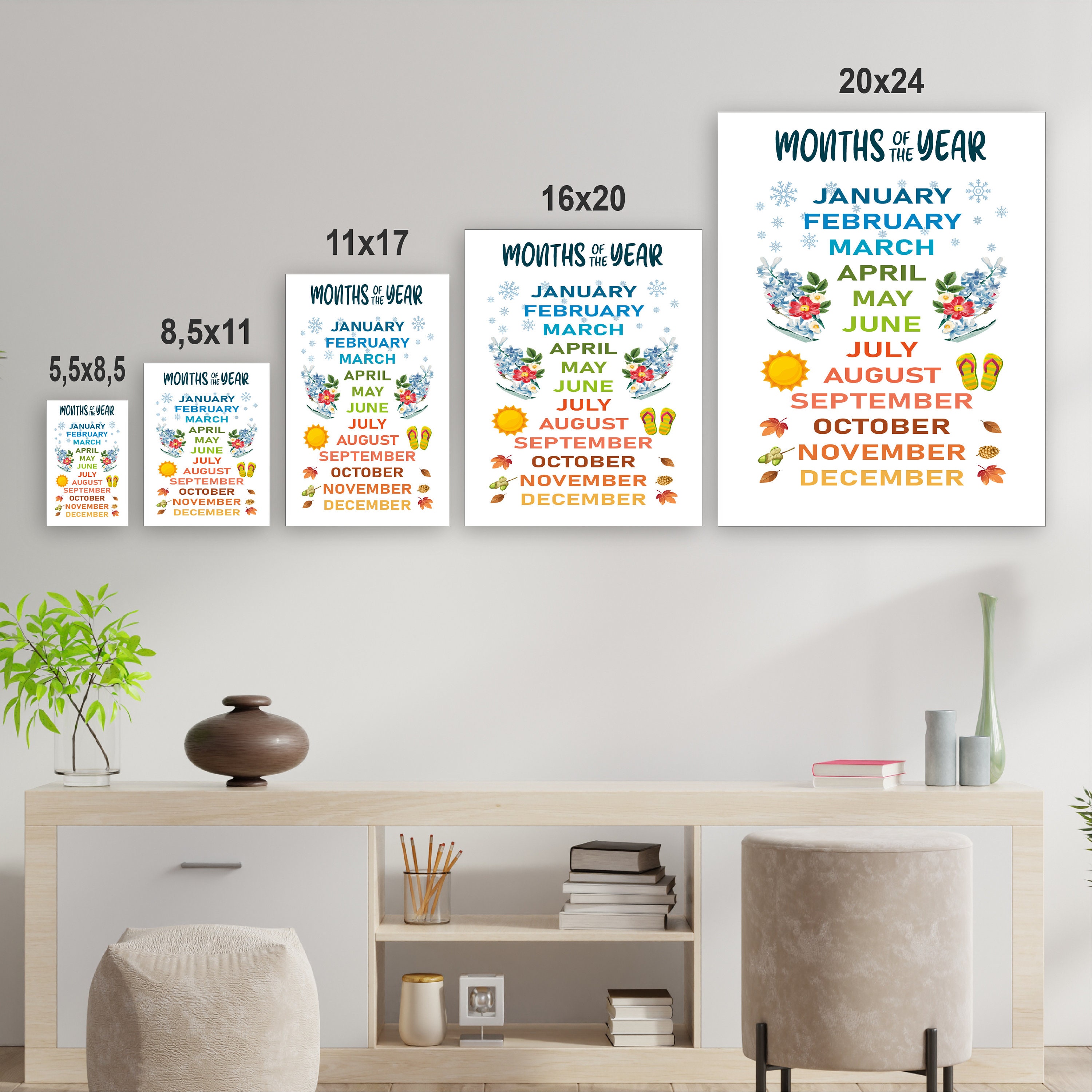 Color Wheel Poster Montessori Toddler Color Wheel Poster for - Etsy