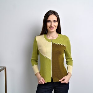 Women&#39;s KNIT SWEATER with zipper, Women&#39;s sweater, Women Warm sweater, Wool Knit sweater for women, Woman&#39;s Knitted jumper, Knitted Top wool