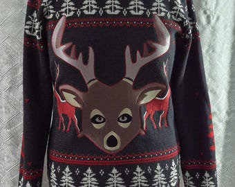 Alan's Ugly Sweater, MEN UGLY SWEATERS, Men wool sweater, Cosplay, Handknit sweater men, Men's Knit sweater, Custom order, Gift for Him