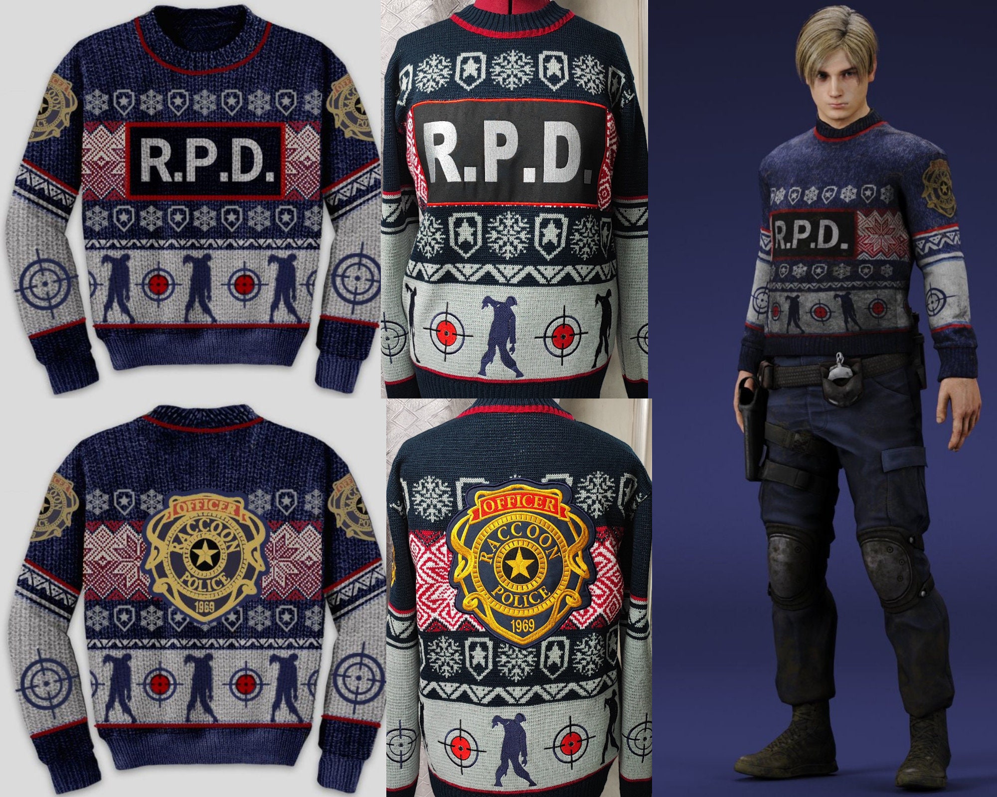 レオンのアグリーセーター、メンズアグリーセーター、メンズウール