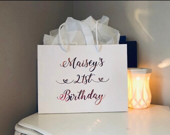 Personalised 18th birthday gift bags new arrivals