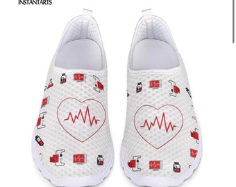 nurse themed shoes