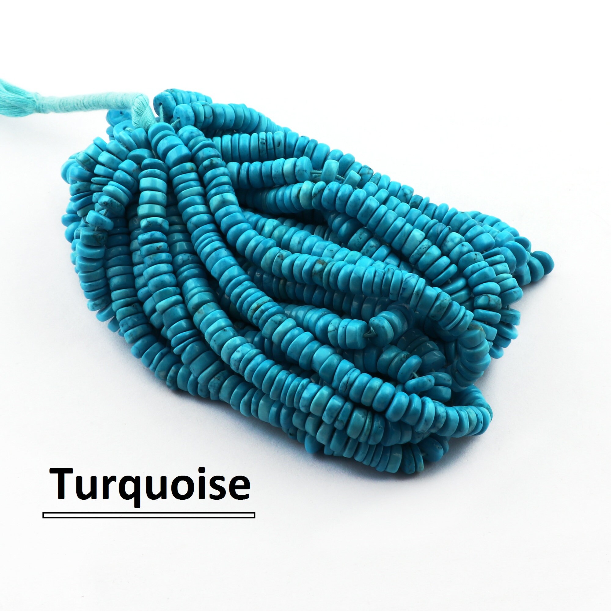 Natural Turquoise Tyre Beads 67 MM Wheel Shape Beads 10 Etsy UK