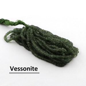 Glatte Vessonite Reifen Perlen, 8 Strang Perlen Bunch Lot, 4-5 MM Heishi Perlen Strang, DIY Schmuck Perlen Strang, Zubehör Perlen Schmuck. TB:-25