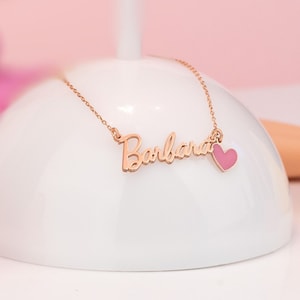 Barbie name necklace online