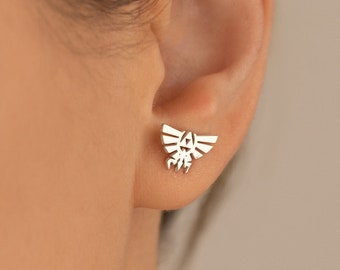 Legend Of Zelda Earring - Logo Earrings - Gamer Earring - Save The World Earring - Gamer Gift - Cosplay Earring - Handmade Charm Earrings