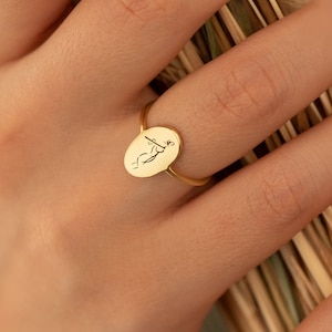 Handmade Krishna Ring - Mother's Day Gift - Goddess of Fortune, Wealth, Love, Prosperity, Joy - Indian jewelry - Yoga Ring - Yoga Jewelry