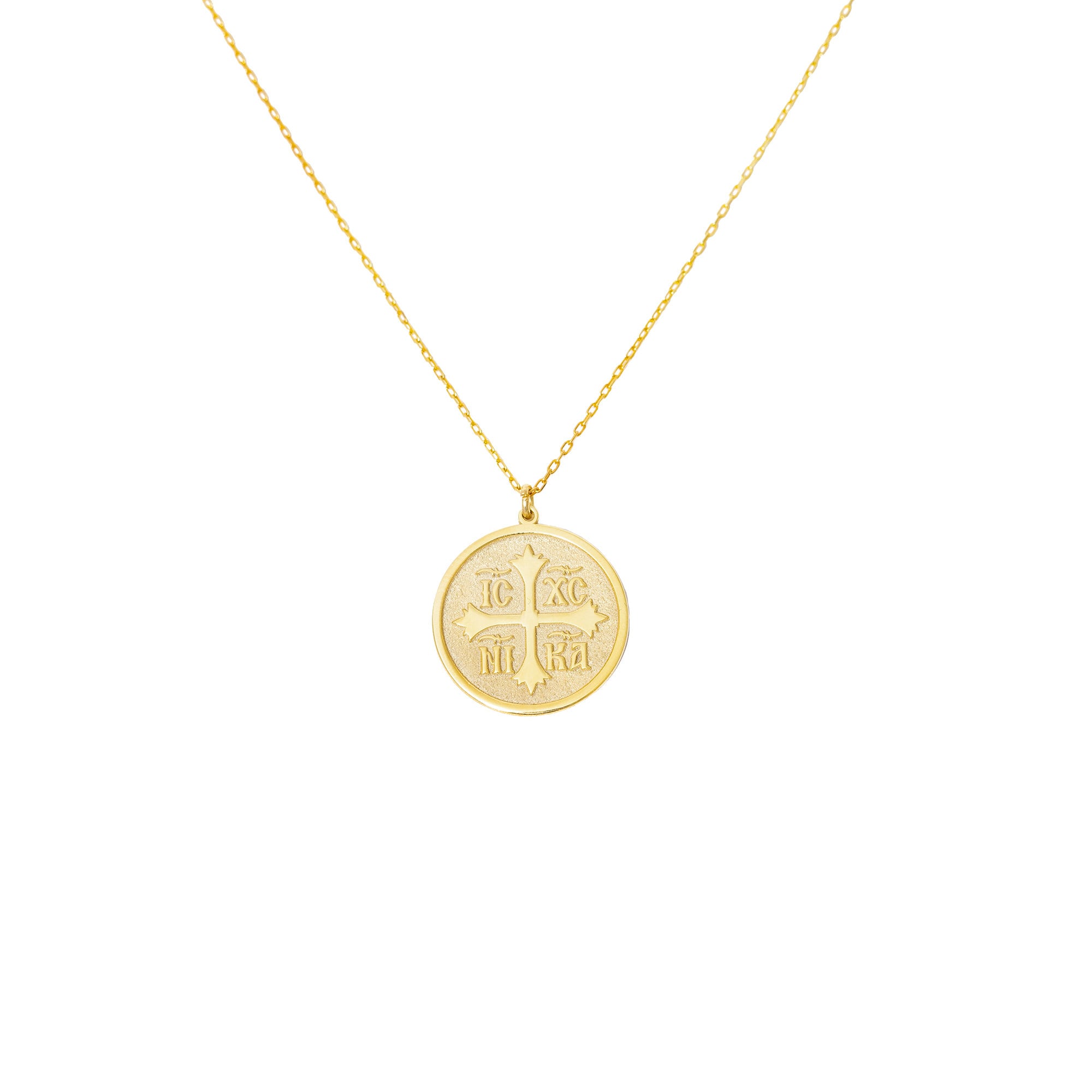 Christian Eastern Orthodox Cross Necklace - IC XC NIKA Cross Necklace - Religious Charm - Orthodox Necklace - Christian Jewelry