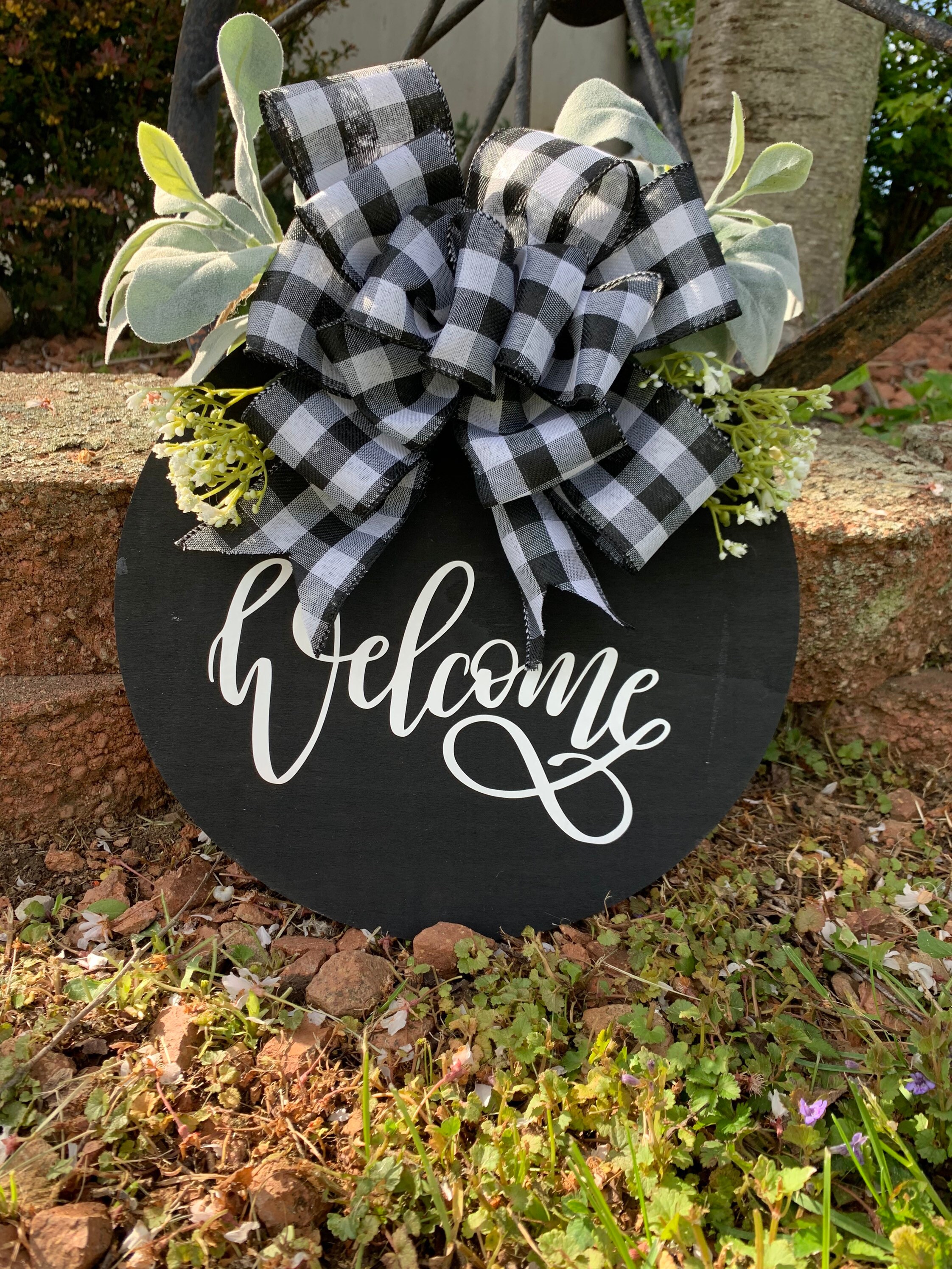 Wooden Door Hangers Etsy