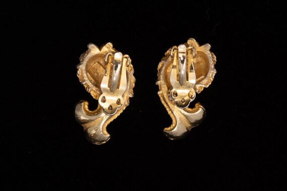 Mimi Di Vintage Gold Tone Clip On Earrings Two Ki… - image 4
