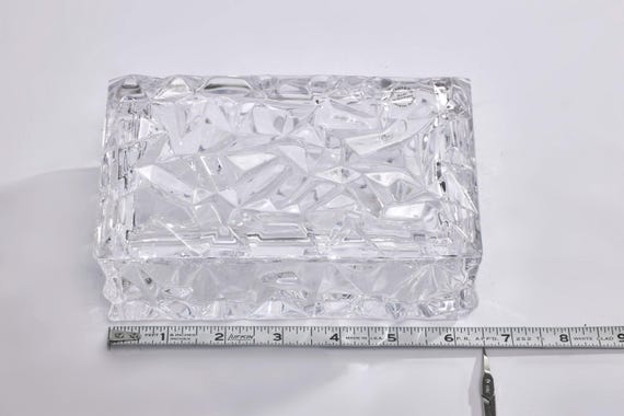 Tiffany & Co. Vintage Lead Crystal Dresser Box – Faceted Trinket