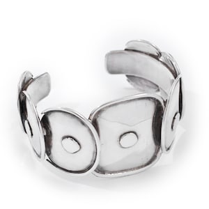 Vintage Taxco Mexican Silver Armadillo Bracelet – E Bahena 925 – Mid-Century Modernist Turtleback Design
