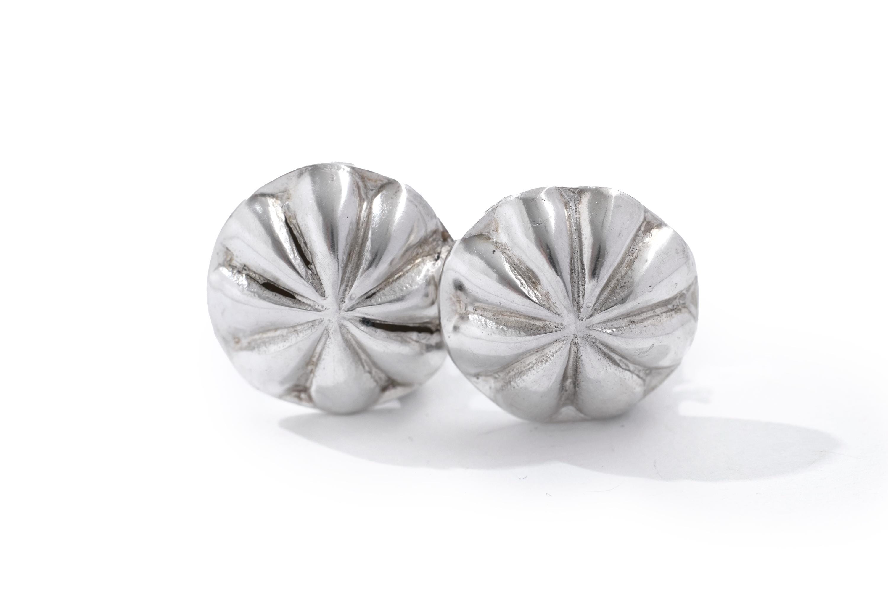 ヴィンテージ スターリングシルバー クリップオンイヤリング