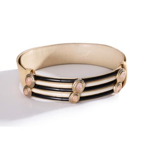 Vintage Judith Leiber Gold Belt with Round Pink Gemstone Vintage Judith Leiber Belt - Etsy main image 4