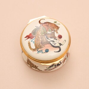 Halcyon Days Enamel Box – Neiman Marcus Exclusive Cat Design - Etsy