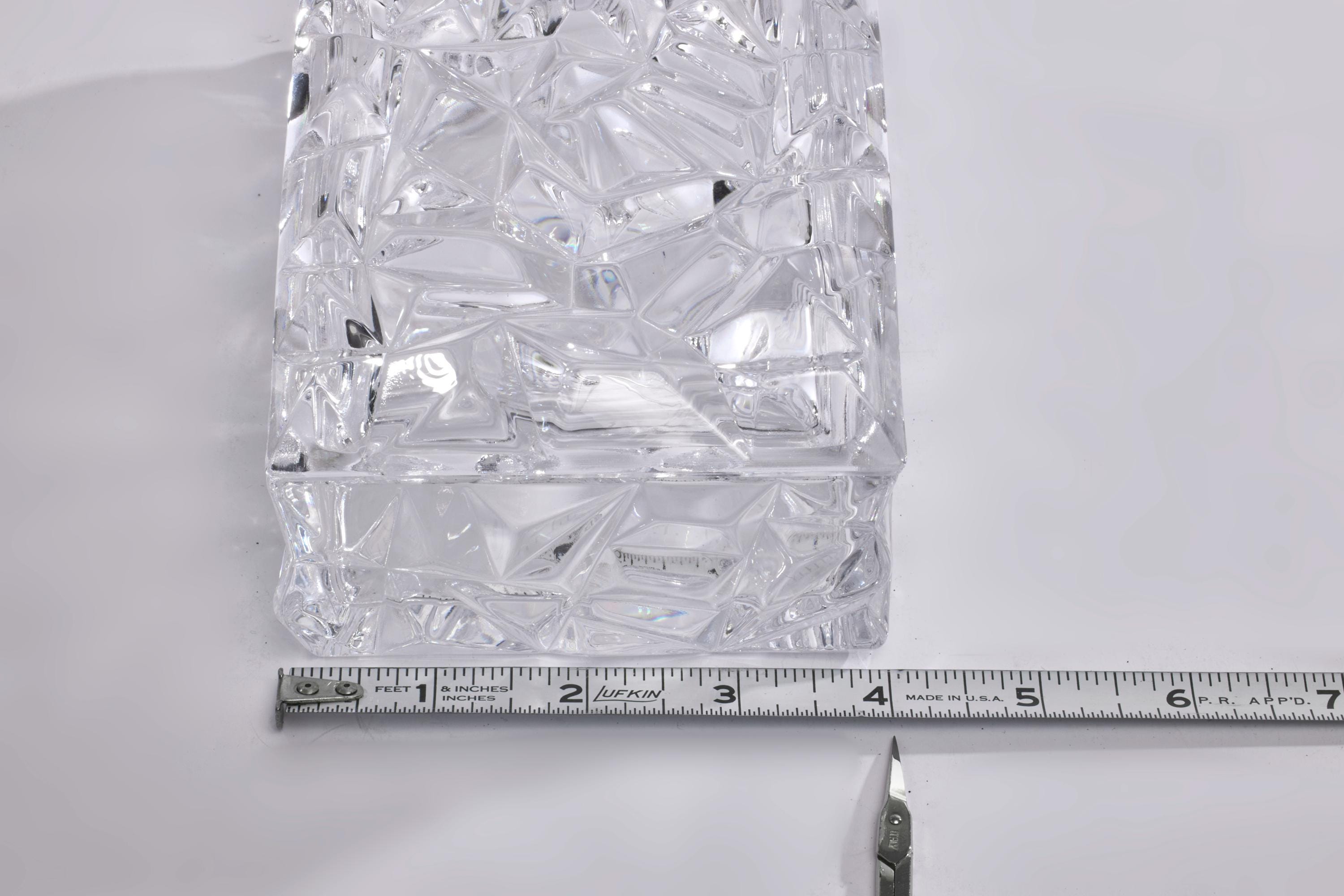 Tiffany & Co. Vintage Lead Crystal Dresser Box – Faceted Trinket