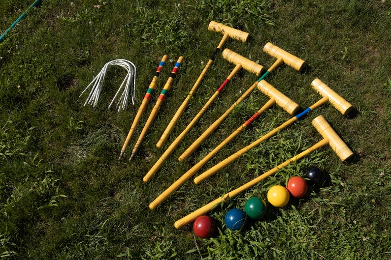 Vintage Forster Croquet Set for 6 Players Comes With Bag Etsy