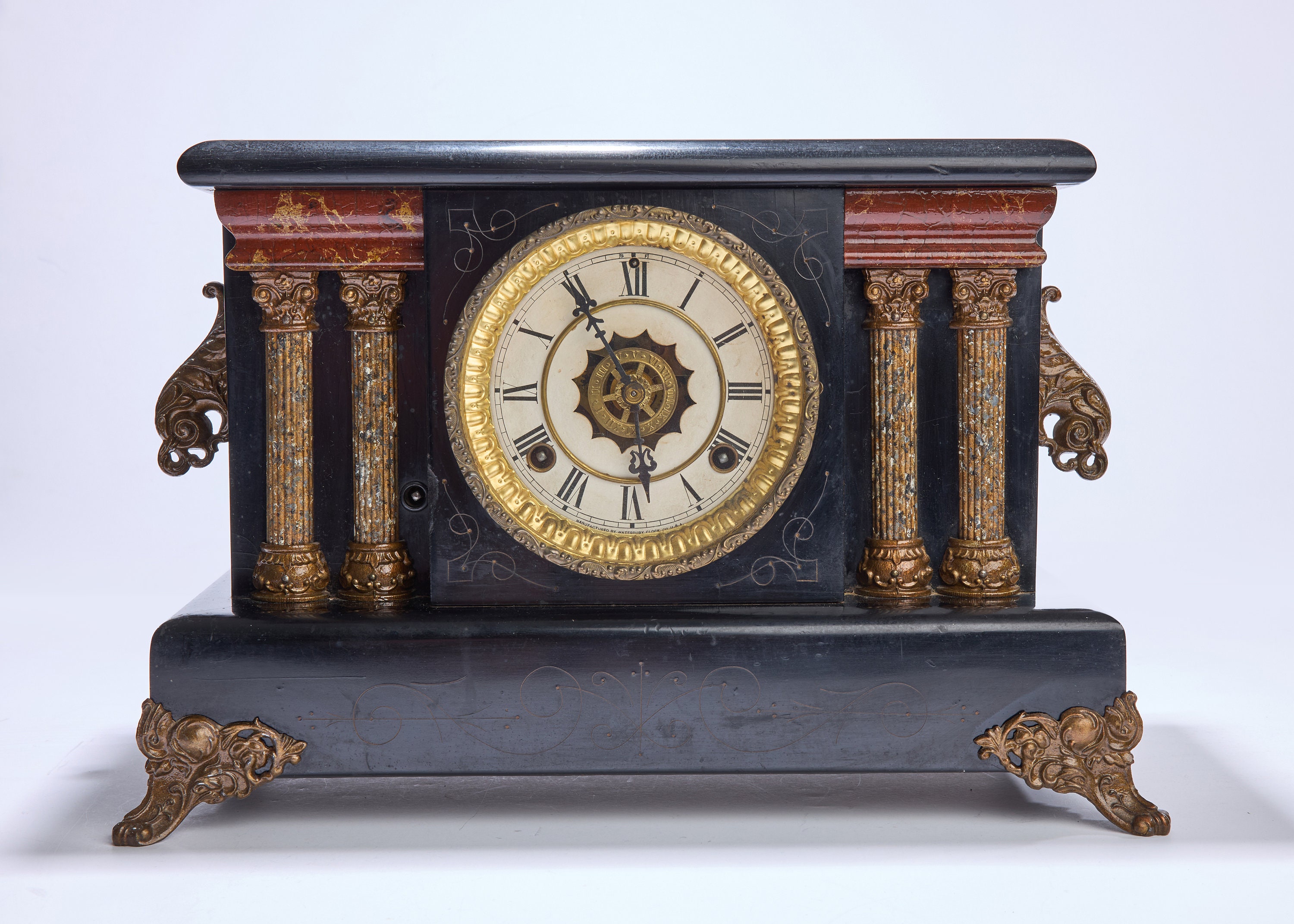 Antique Waterbury 8-day Chiming Mantel Clock (circa 1890s) - Etsy