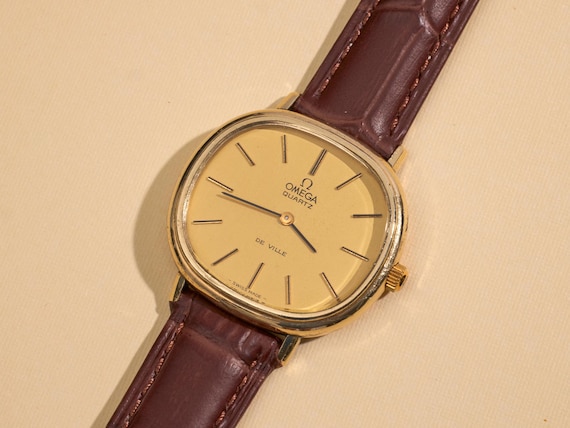 Vintage Omega Women\'s 10K Gold Filled Case Watch with Brown Leather Strap Vintage Ladies 1939 Omega Watch | eBay main image 2