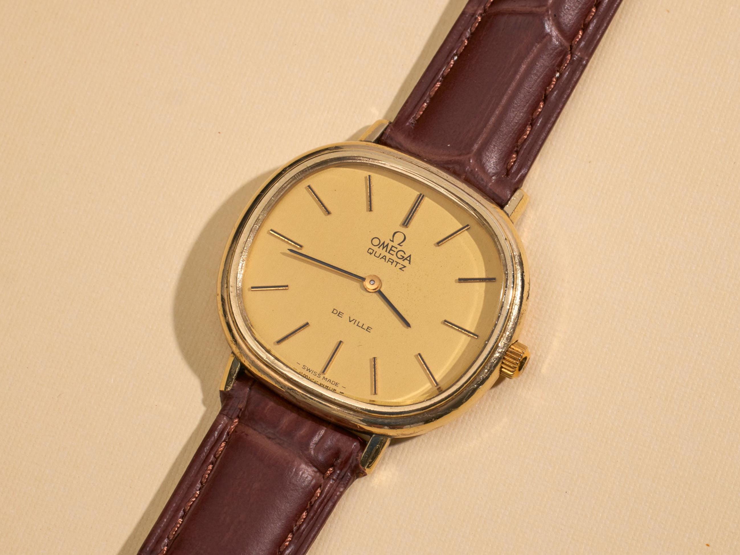 Vintage Omega De Ville Quartz Watch - 10K Gold-filled Unisex  display picture 2