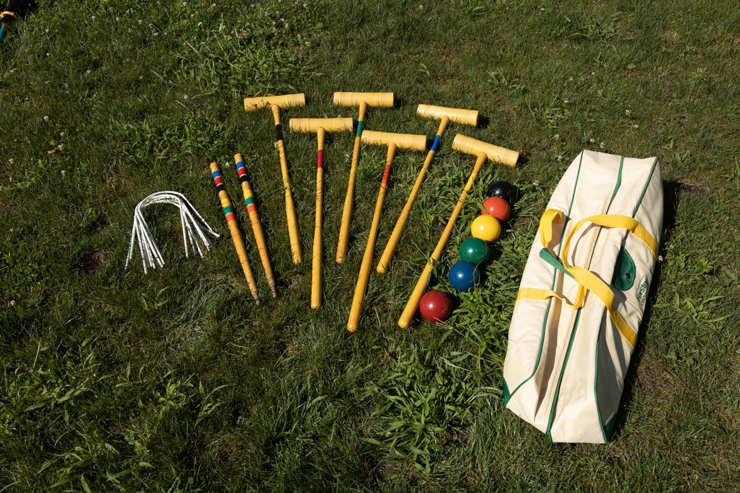 Vintage Forster Croquet Set for 6 Players Comes With Bag Etsy