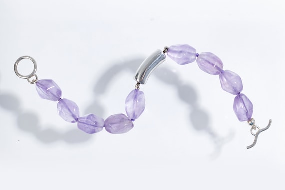 Simon Sebbag Amethyst and Sterling Silver Beaded … - image 5