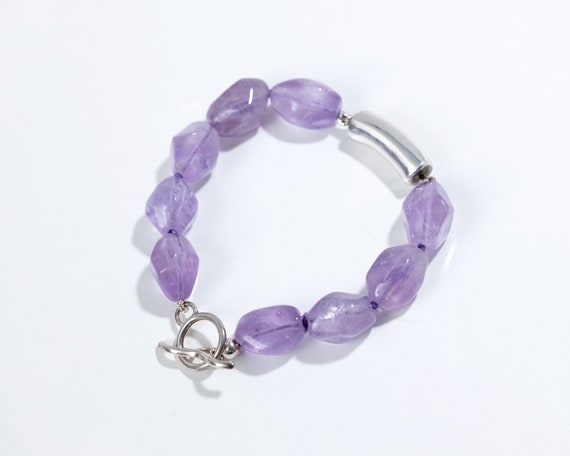 Simon Sebbag Amethyst and Sterling Silver Beaded … - image 2