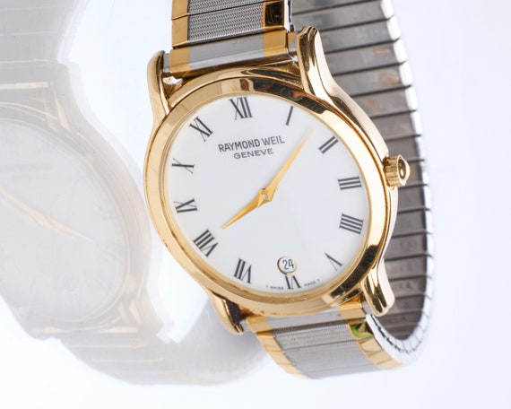 RAYMOND WEIL GENEVE ゴールドブレスレットウォッチ Quartz watches Raymond Weil Geneve 18K GOLD Electroplated