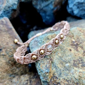 Clear Quartz ~ Pale Rose Bracelet.