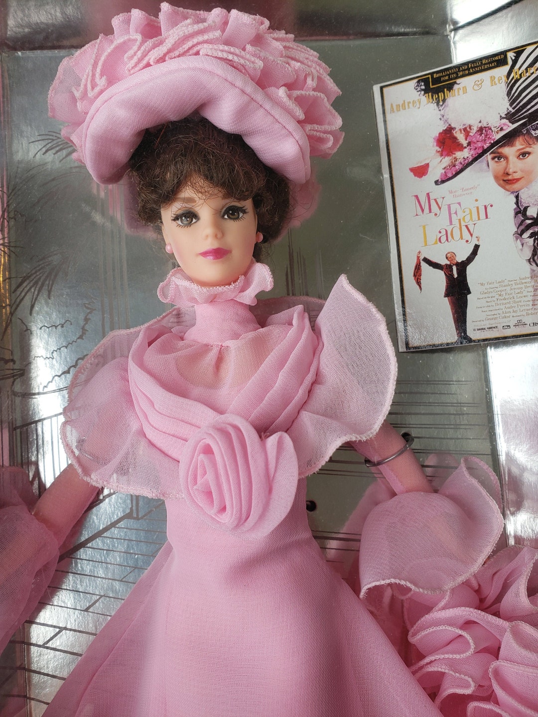 1995 Eliza Doolittle Barbie L Final Scene in Pink Dress L Hollywood Legends Collection L Mattel