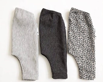 Leggings de bebé pantalones de bebé oeko tex estándar