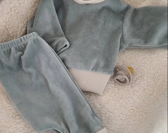 Joggingpakje baby kindernicki pak knuffelzacht